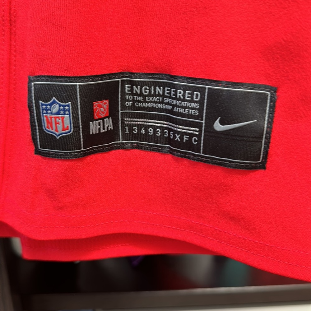 Patrick Mahomes Kansas City Chiefs Nike Vapor F.U.S.E Elite Authentic Jersey 40 - Picture 6 of 10